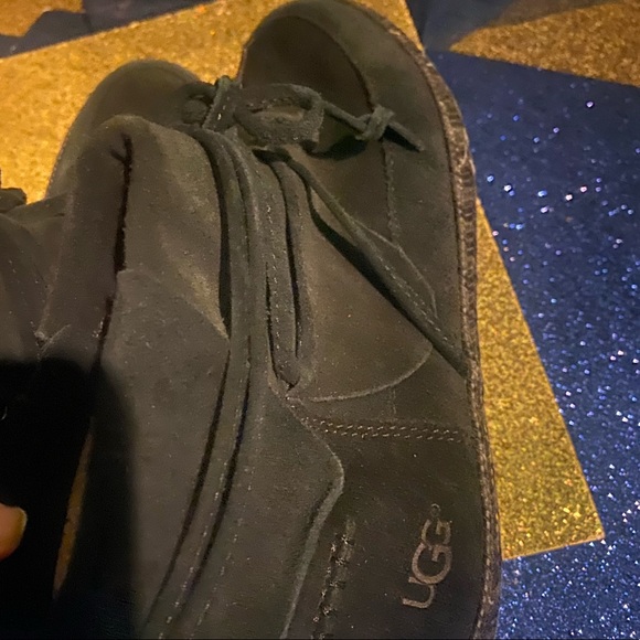 UGG SUEDE MOCASSIN SHEARLING STRAPPY WINTER Boots 8 GORG FLAW - Picture 11 of 15